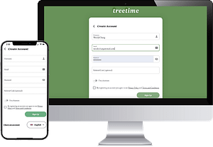 Create an account with treetime