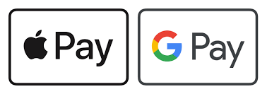 Apple pay and google pay icons